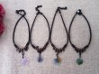 6Pcs Handmade Knitted Necklace with Coloured Glaze Pendants (image for) 6Pcs Handmade Knitted Necklace with Coloured Glaze Pendants