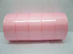 (image for) 5Rolls X 25Yards Pink Grosgrain Ribbon 38mm