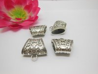 40Pcs HQ New Charms Flower Hollow Alloy Beads Pendants