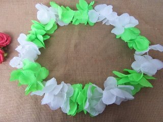 (image for) 4 x 12 Pieces Hawaiian Dress Party Flower Leis/Lei Petal