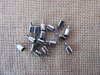 24Sheets x 16Pcs Barrel Leather Cord Ends Caps Jewelry Findings