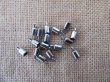24Sheets x 16Pcs Barrel Leather Cord Ends Caps Jewelry Findings (image for) 24Sheets x 16Pcs Barrel Leather Cord Ends Caps Jewelry Findings