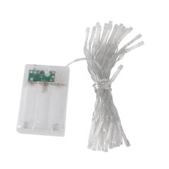 (image for) 4Sets 3M 30 Yellow Led Fairy String Lights Battery Powered