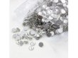 (image for) 2Pack X 200g White Plastic Flatback Rhinestones Wholesale