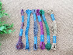 6Pcs x 7Meter Embroidery Twine String Cord Art Gift Scrapbooking 6Pcs x 7Meter Embroidery Twine String Cord Art Gift Scrapbooking