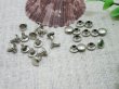 500Set 6mm Flat Round Double Rivets Cap Studs Spots Punk Bracele (image for) 500Set 6mm Flat Round Double Rivets Cap Studs Spots Punk Bracele