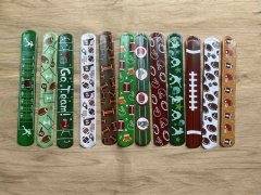 60Pcs Various Reflective Magic Ruler Slap Band Kid Snap Bracelet