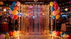 (image for) 1Set Aluminium Wedding Backdrop Stand Background Support 3x3M