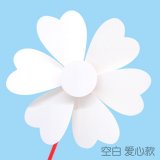 10Sets DIY Drawing Blank Windmills Wind Spinner for Kids