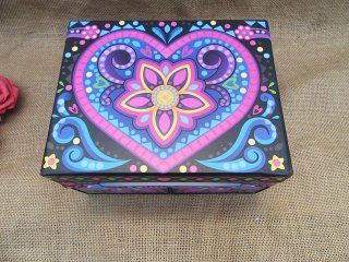 1Set Kids Glitz Your Own Jewellery Box w/Sparkling Gemstone Stic