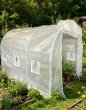 1Set White Durable & Weather-Resistant with Roll-Up Door & Windows Garden Greenhouse for Outdoor Plant Garden Protection (image for) 1Set White Durable & Weather-Resistant with Roll-Up Door & Windows Garden Greenhouse for Outdoor Plant Garden Protection