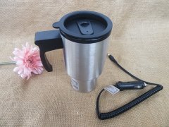 (image for) 1Pc Auto Electric Car Heating Cup Mug Pot 12V 450ml