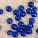 500g (2600Pcs) Rondelle Faceted Arylic Loose Bead 8mm Blue