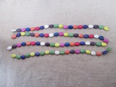 6Strands X 20Pcs Oval Gemstone Beads Mixed 20x15x8mm