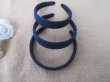 1Pc Wide Blue Clothed Headbands Hair Band Hair Accessories (image for) 1Pc Wide Blue Clothed Headbands Hair Band Hair Accessories