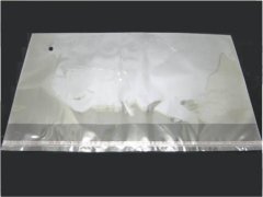 (image for) 200Pcs Clear Self Adhesive Seal Plastic Bags 27x42cm W/ Hole