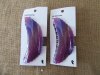 3Pcs Shiny Purple Claw Hair Clip 12x4x4cm