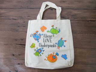 12 Hemp Aliens Shopping Bag Handbag 29x25cm