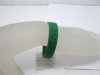 5packets x 50 New Green Rubber Bracelets Wholesale