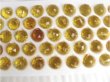 10 Yellow Lead Crystal Ball Suncatchers 20X25mm (image for) 10 Yellow Lead Crystal Ball Suncatchers 20X25mm