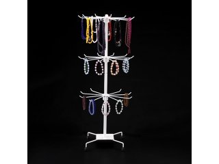 1Pc New 3-layer Wire Display Rack - White
