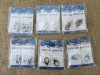 12Packets Lobster Claws Cord Fastener Lobster Clasp Mixed