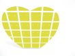 10X Yellow Heart Earring Display Stand Holds 18prs (image for) 10X Yellow Heart Earring Display Stand Holds 18prs