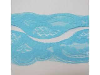 200Yard Blue Flower Edge Lacemaking Craft Trim Embellishment