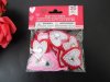 4Packs x 26Pcs Heart Shape Felt Stickers Scrapbooking Kid's Craf