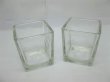 60Pcs Transparent Square Glass Tea Light Holder Wedding Favor (image for) 60Pcs Transparent Square Glass Tea Light Holder Wedding Favor