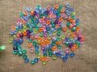 (image for) 500g Transparent Barrel Pony Beads Loose Bead 8mm Mixed Color