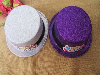 (image for) 36Pcs Happy Birthday Top Hat Dress Up Birthday Party Supplies