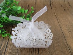 (image for) 50X Laser Cut Candy Chocolate Gift Boxes Wedding Favor