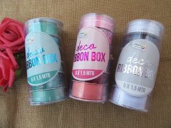 6Packs x 6Rolls Decorative Ribbon Art Craft Project Making Mixed 6Packs x 6Rolls Decorative Ribbon Art Craft Project Making Mixed