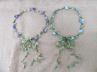 1Pc Floral Forehead Garland Hair Band Headwear Wreath