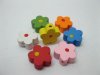 300Pcs Flower Wooden Beads Mixed Color 15mm 300Pcs Flower Wooden Beads Mixed Color 15mm
