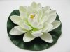 24 Floating 17cm Lotus Flower Ornament Wedding Decoration- White