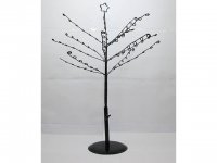 1X Tree Shape Metal Earring Jewelry Display Rack 46x37cm