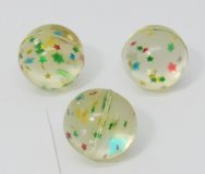 98 Funny Rubber Bouncing Balls Star inside 25mm Size