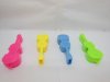 100 Plastic Violin Whistle Toys Mixed Colour