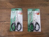 24Pcs Black Home Office School Craft Study Stationary Scissors