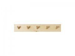 5Pc Solid Wooden Coat Hooks Wall Hook Door Bathroom Hallway Hang