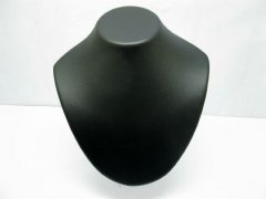 1Pc Black Leatherette Necklace Display Bust Stand 21cm 1Pc Black Leatherette Necklace Display Bust Stand 21cm