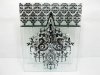 1X Glass Tea Light Holder Triple Holder European Pattern 1X Glass Tea Light Holder Triple Holder European Pattern