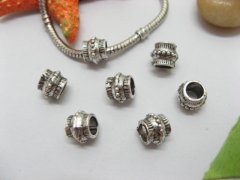 20pcs Tibetan Silver Barrel Beads European Design Yw-pa-mb42 20pcs Tibetan Silver Barrel Beads European Design Yw-pa-mb42