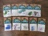 10Packets Foil Glass Beads Jewellery Finding Assorted Retail Pac
