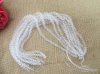 10Strand x 72Pcs Clear Rondelle Faceted Crystal Beads 10mm