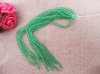 10Strand x 72Pcs Green Rondelle Faceted Crystal Beads 8mm