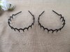 12Pcs Black Claw Designed Headbands Hair Band Hair Hoop 2.7cm