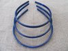 20Pcs Dark Blue Headband Hair Bands Hair Hoops with Teeth 8mm Wi